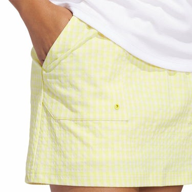 アディダス adidas　レディース ギンガムチェック プルオン スカート KTI67　2025年モデル 詳細5