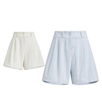 アディダス adidas　レディース シアサッカー ショートパンツ KTI80　2025年モデル 詳細1