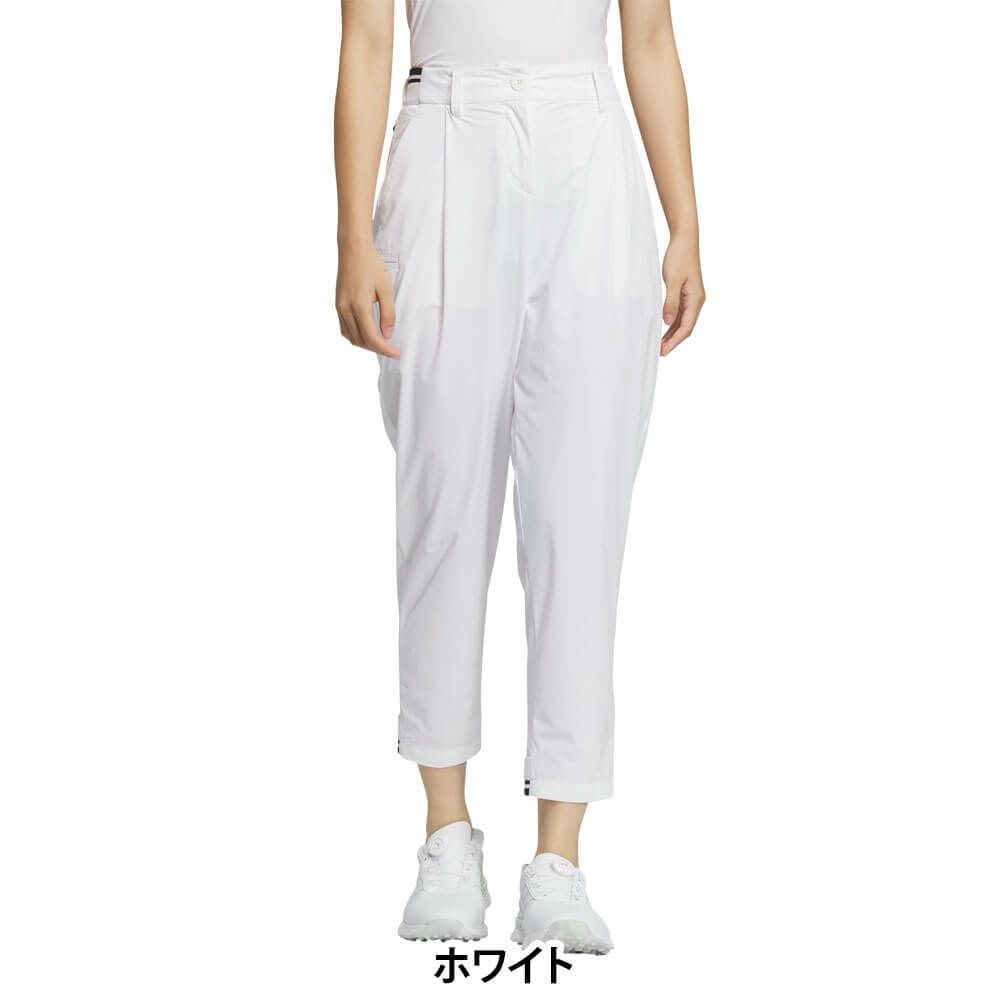 アディダス adidas　レディース ビヨンド ザ コース EX-stretch active 撥水 サイドポケット ルーズフィット アンクルパンツ KTN30　2025年モデル 詳細2