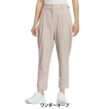 アディダス adidas　レディース ビヨンド ザ コース EX-stretch active 撥水 サイドポケット ルーズフィット アンクルパンツ KTN30　2025年モデル 詳細12