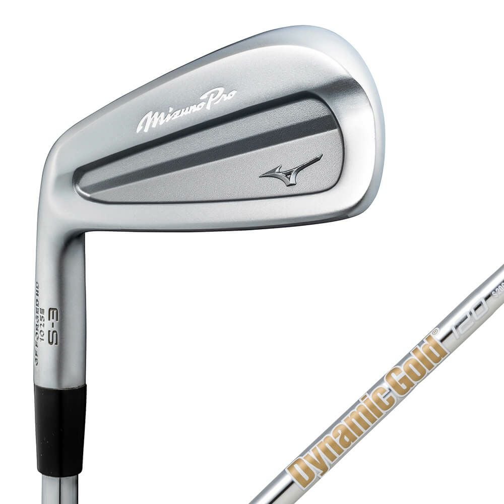 Mizuno Pro S-3 ミズノプロ S3 左用・レフティ アイアン 6本セット（＃5～9、PW） ダイナミックゴールド 120 スチールシャフト