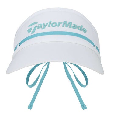 テーラーメイド TaylorMade　レディース リボン サンバイザー UN579 M16985 ホワイト/ターコイズ　2025年モデル 詳細3