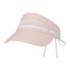 テーラーメイド TaylorMade　レディース リボン サンバイザー UN579 M16987 ライトピンク　2025年モデル 詳細1