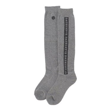 セントアンドリュース St ANDREWS　レディース ラインロゴ ハイソックス 042-5186256 020 グレー　2025年モデル グレー