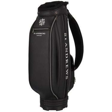 セントアンドリュース St ANDREWS　スリムカート型 ジャガードロゴテープ キャディバッグ 042-5980302 010 ブラック　2025年モデル 詳細2