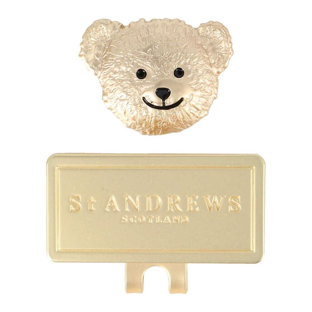 セントアンドリュース St ANDREWS　テディベアフェイス マーカー 042-5984326 170 ゴールド　2025年モデル ゴールド