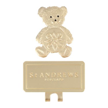 セントアンドリュース St ANDREWS　テディベア クリップマーカー 042-5984327 170 ゴールド　2025年モデル ゴールド