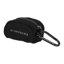 セントアンドリュース St ANDREWS　ロゴデザイン ボールポーチ 042-5984351 010 ブラック　2025年モデル
