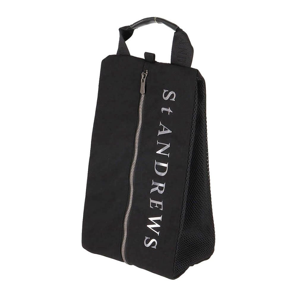 セントアンドリュース St ANDREWS　ロゴデザイン シューズケース 042-5984353 010 ブラック　2025年モデル 詳細1