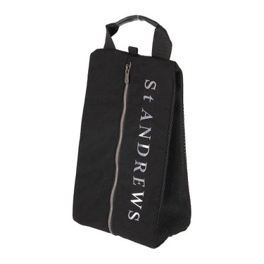 セントアンドリュース St ANDREWS　ロゴデザイン シューズケース 042-5984353 010 ブラック　2025年モデル 詳細1