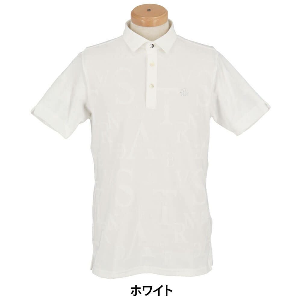 セントアンドリュース St ANDREWS　メンズ コンセプト柄 ロゴジャガード 半袖 ポロシャツ 042-5160351　2025年モデル 詳細5