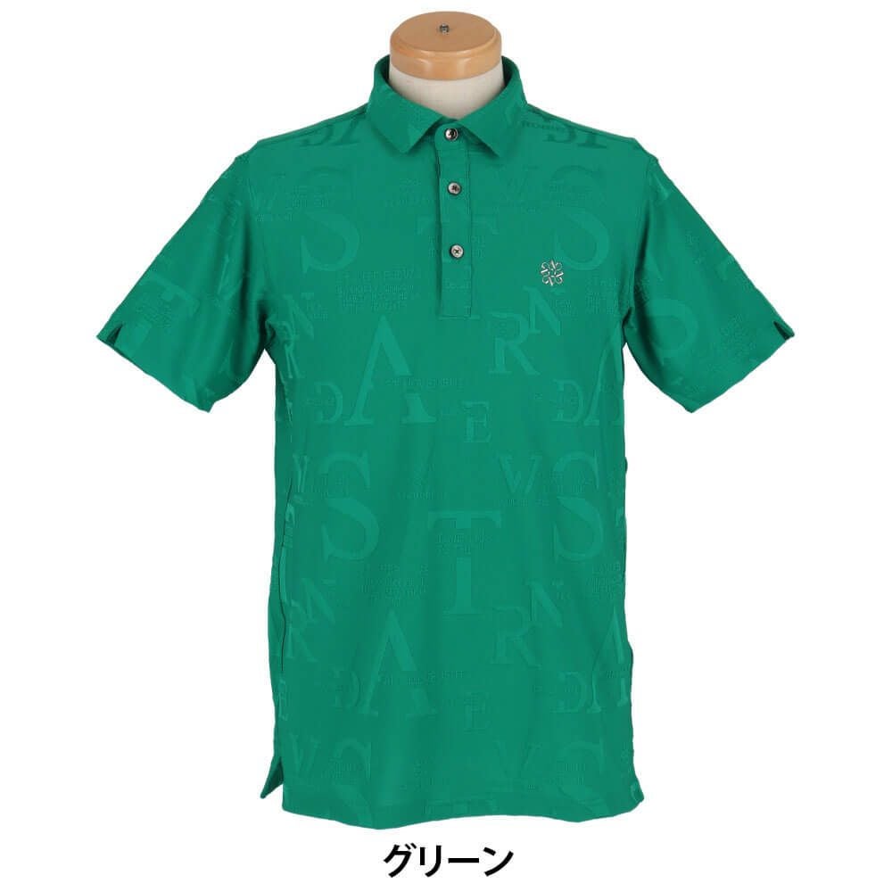 セントアンドリュース St ANDREWS　メンズ コンセプト柄 ロゴジャガード 半袖 ポロシャツ 042-5160351　2025年モデル 詳細8