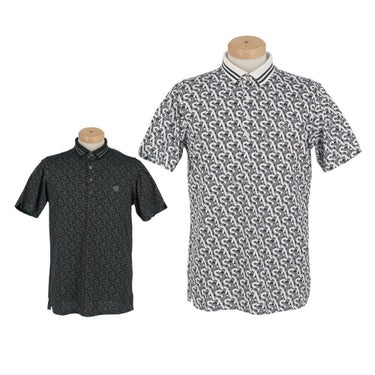 セントアンドリュース St ANDREWS　メンズ モノグラム柄 半袖 ポロシャツ 042-5160555　2025年モデル 詳細1