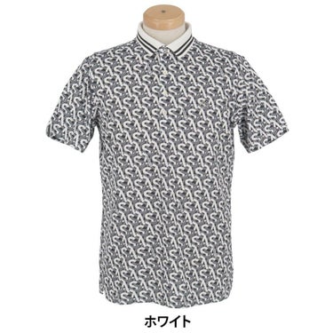 セントアンドリュース St ANDREWS　メンズ モノグラム柄 半袖 ポロシャツ 042-5160555　2025年モデル 詳細2