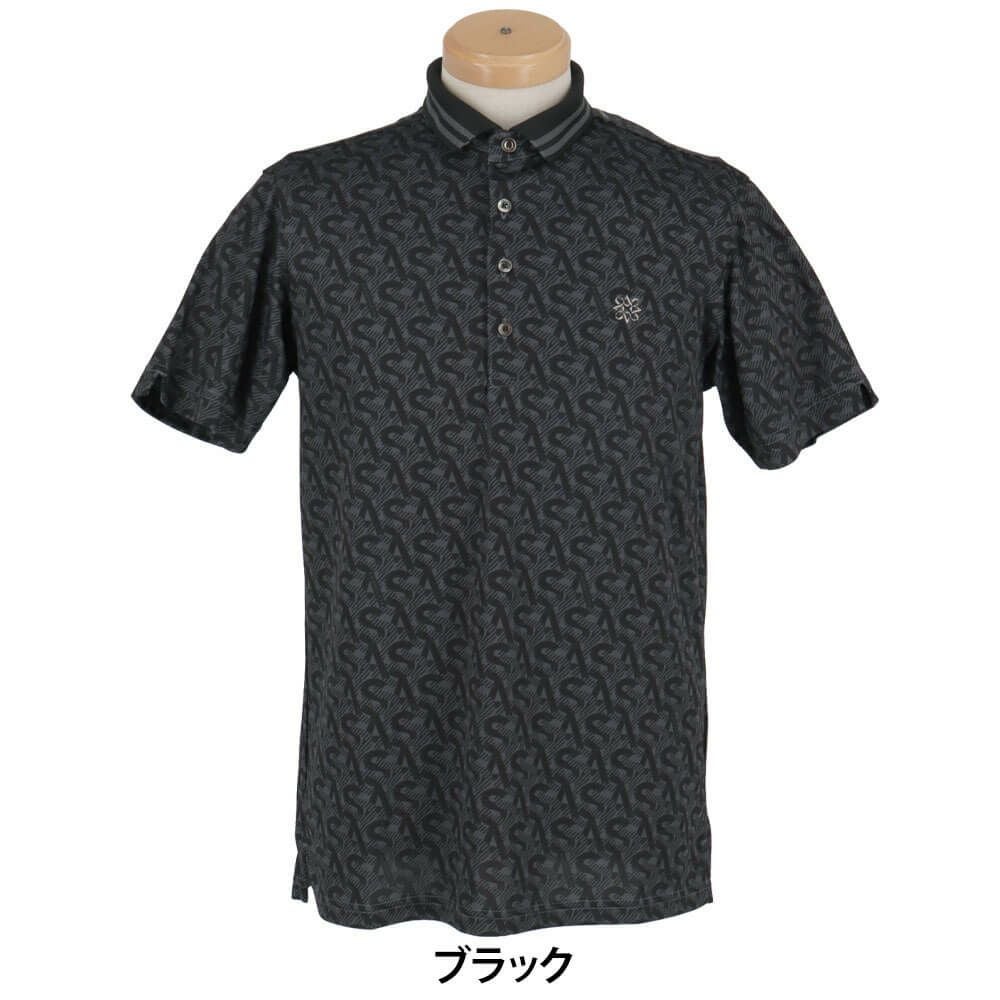 セントアンドリュース St ANDREWS メンズ モノグラム柄 半袖 ポロシャツ 042-5160555 2025年モデル