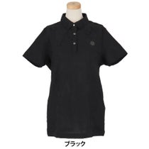 セントアンドリュース St ANDREWS　レディース コンセプト柄 ロゴジャガード 半袖 ポロシャツ 043-5160352　2025年モデル