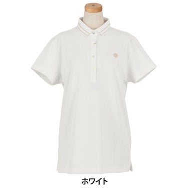 セントアンドリュース St ANDREWS　レディース ハイゲージ ストライプ 半袖 ポロシャツ 043-5160554　2025年モデル 詳細2