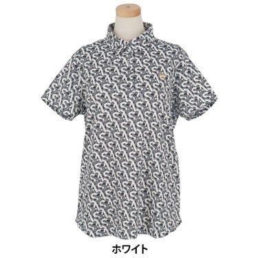 セントアンドリュース St ANDREWS　レディース モノグラム柄 半袖 ポロシャツ 043-5160556　2025年モデル 詳細5