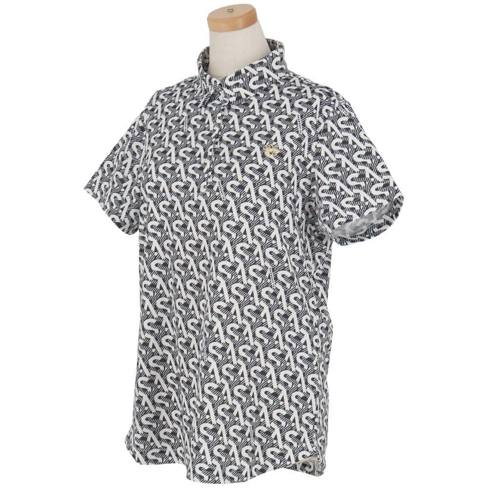 セントアンドリュース St ANDREWS　レディース モノグラム柄 半袖 ポロシャツ 043-5160556　2025年モデル 詳細7