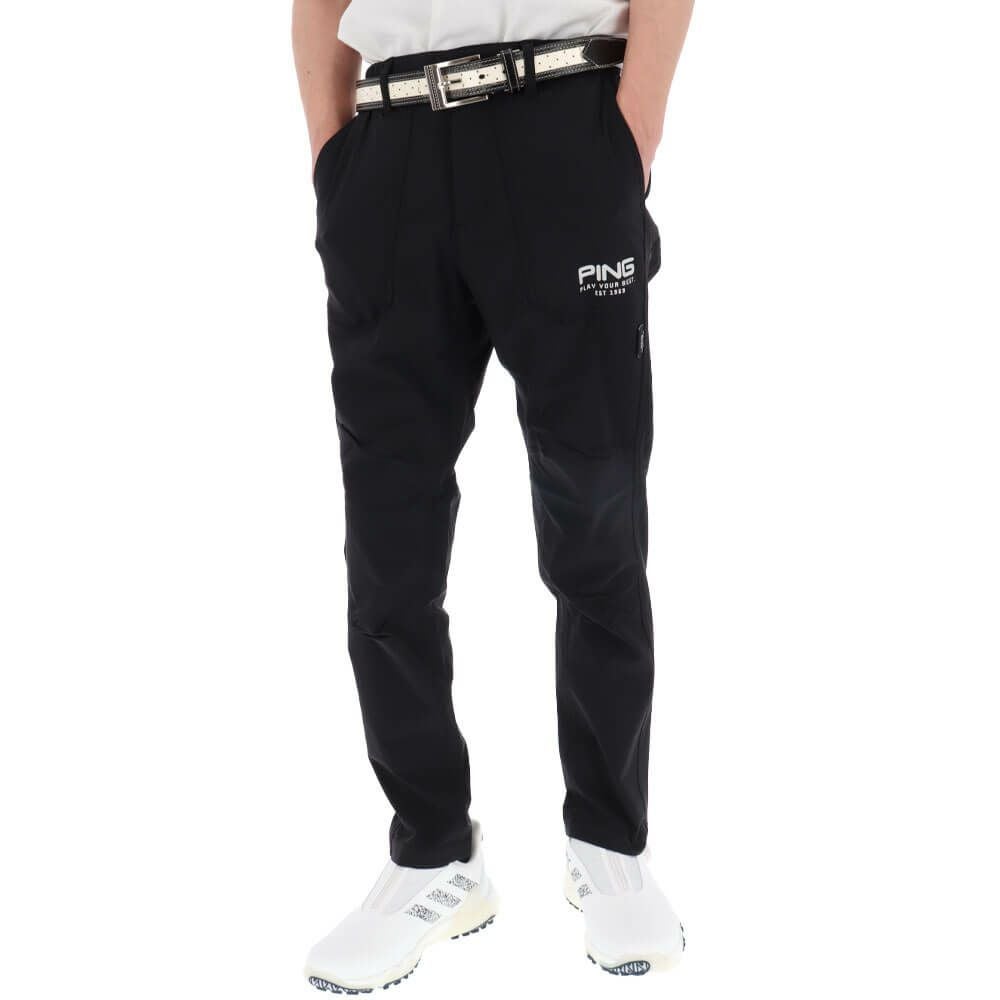 ピン PING　メンズ ロゴデザイン 全方向ストレッチ ドビー テーパード ロングパンツ 621-5131101　2025年モデル 詳細4