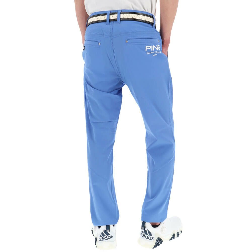 PING　ピン　メンズゴルフウェア　パンツ　全方向ストレッチツイル　ネイビー　L ピン PING メンズ 全方向ストレッチドビー 二重織 ストレート ロング