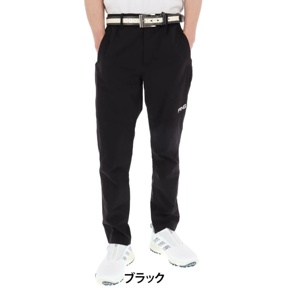 【新品】ゴルフパンツPING バリアンストレッチ 中綿パンツ ブラックプリント ピン PING メンズ 中綿 ロングパンツ 621-4231005 2024年モデル