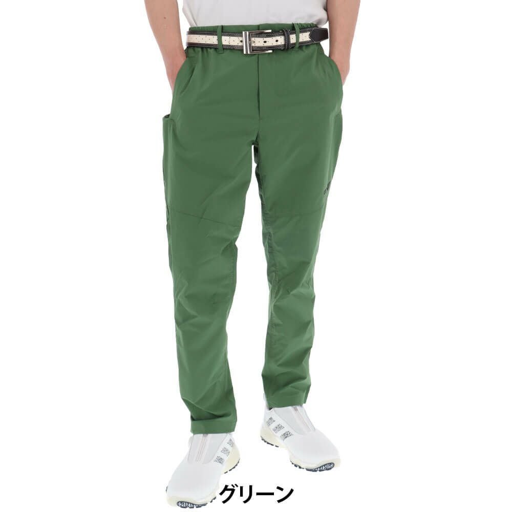 ピン PING メンズ ロゴプリント 全方向 ストレッチ テーパード ロング