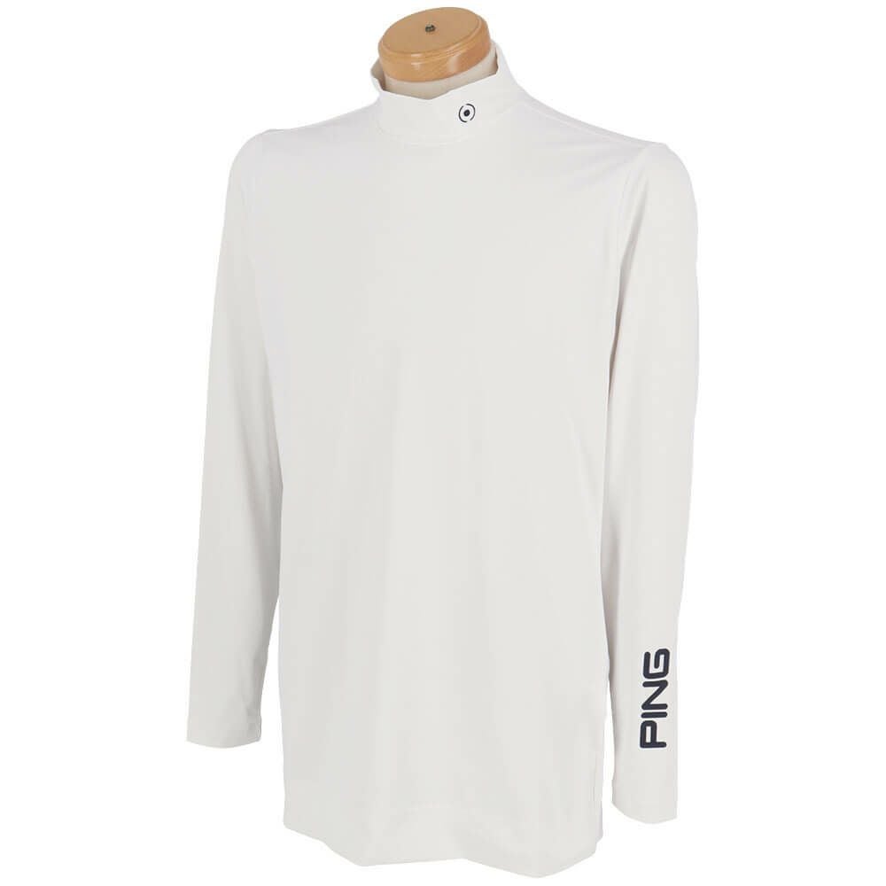 ピン PING　メンズ 半袖 ポロシャツ & 天竺長袖 ハイネックインナーシャツ レイヤード ツインセット 621-5160205　2025年モデル 詳細13