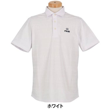ピン PING　メンズ チケット柄 ジャカード 半袖 ポロシャツ 621-5160219　2025年モデル 詳細11