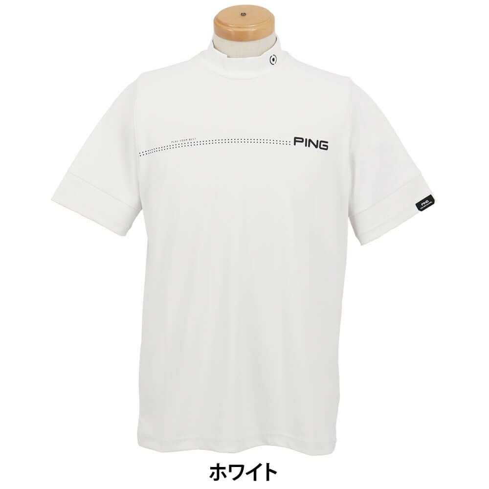 ピン PING　メンズ クイックドライ UV 半袖 ハイネックシャツ 621-5167303　2025年モデル 詳細8