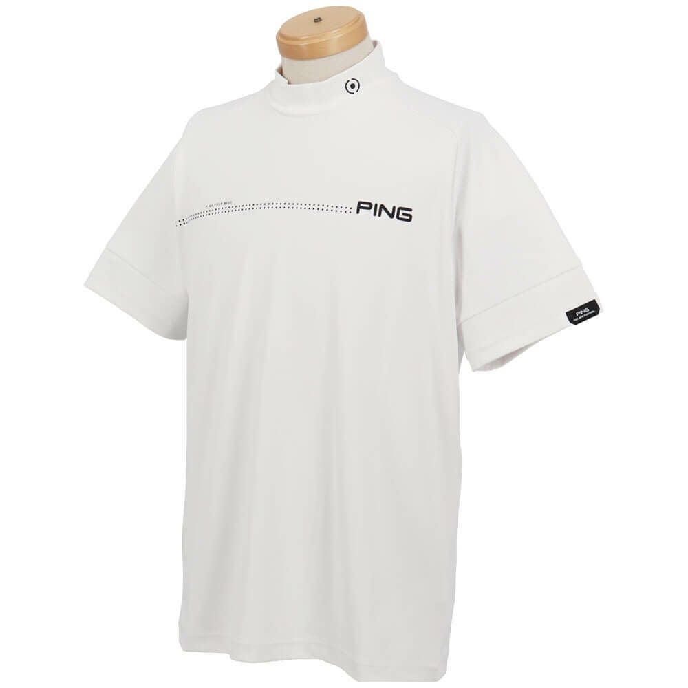 ピン PING　メンズ クイックドライ UV 半袖 ハイネックシャツ 621-5167303　2025年モデル 詳細10