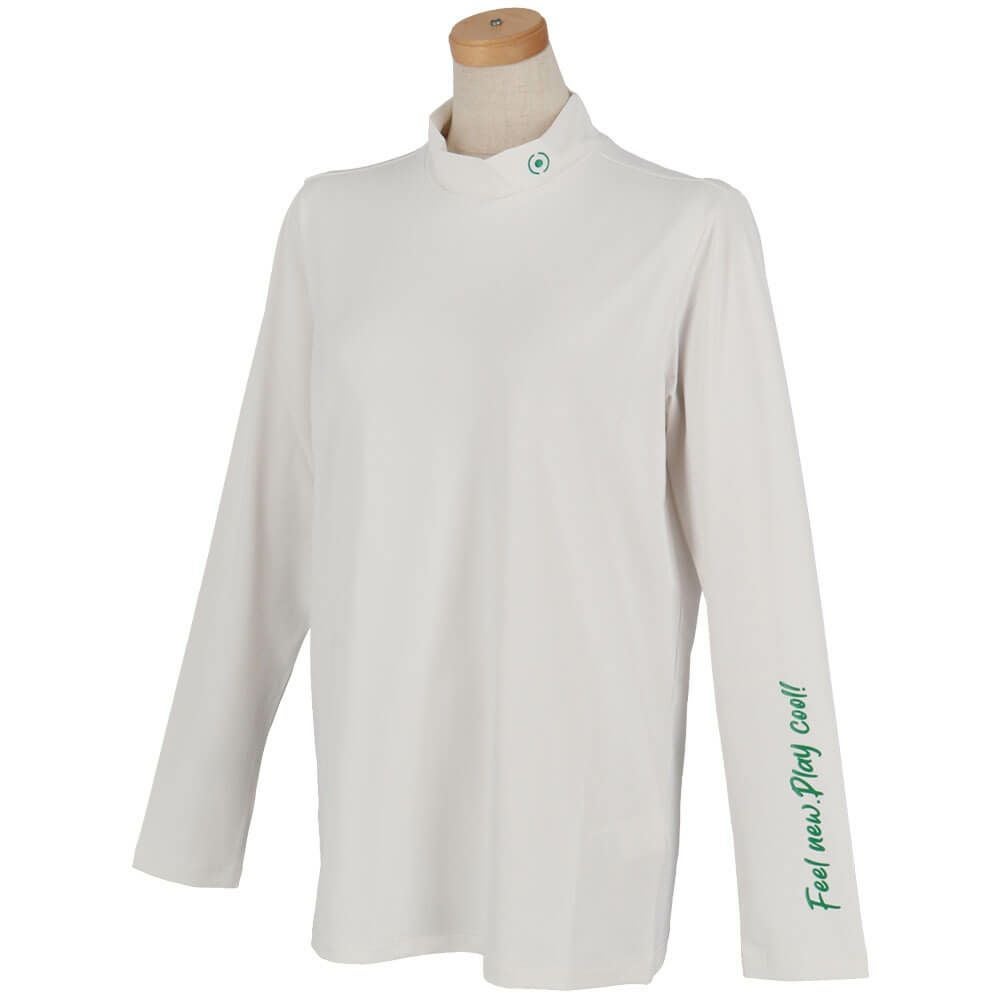 ピン PING　レディース 半袖 ポロシャツ & 長袖 ハイネックインナーシャツ レイヤード ツインセット 622-5160202　2025年モデル 詳細7