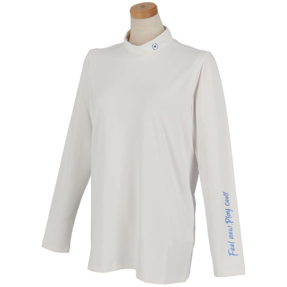 ピン PING　レディース 半袖 ポロシャツ & 長袖 ハイネックインナーシャツ レイヤード ツインセット 622-5160202　2025年モデル 詳細13