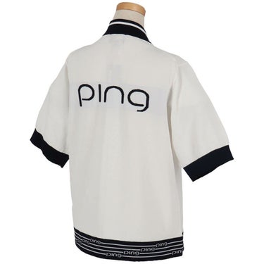 ピン PING　レディース フルジップニット 半袖 ブルゾン 622-5172200　2025年モデル 詳細6