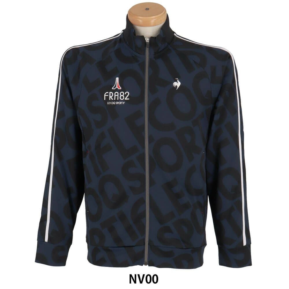 ルコック Le coq sportif　メンズ ロゴジャガード 長袖 ブルゾン QGMXJL53　2024年モデル 詳細2