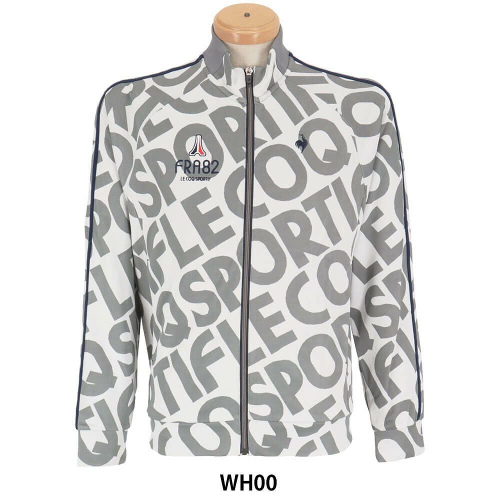 ルコック Le coq sportif　メンズ ロゴジャガード 長袖 ブルゾン QGMXJL53　2024年モデル 詳細5