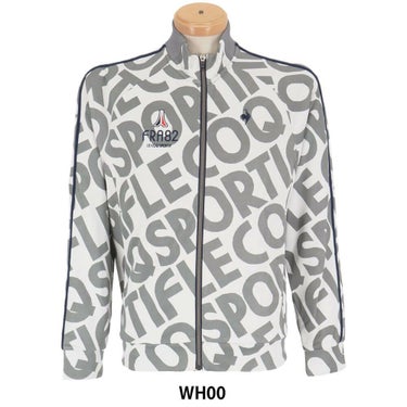 ルコック Le coq sportif　メンズ ロゴジャガード 長袖 ブルゾン QGMXJL53　2024年モデル 詳細5