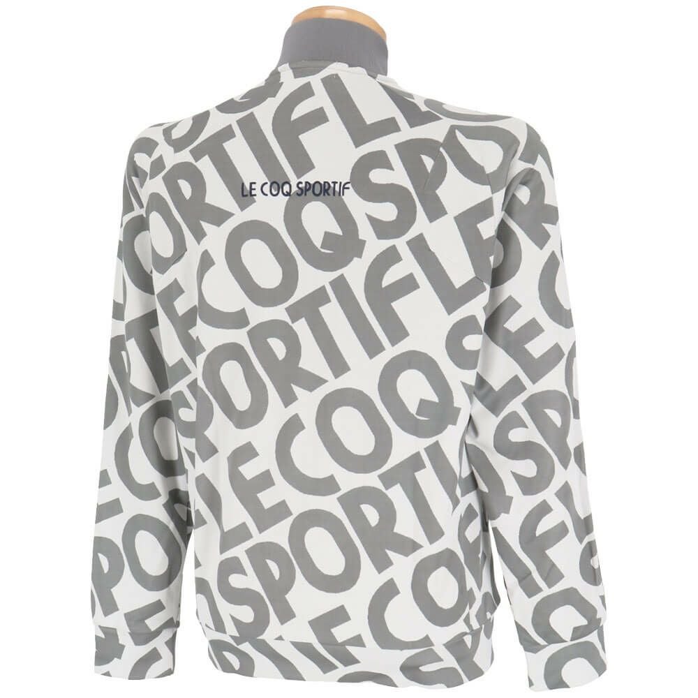 ルコック Le coq sportif　メンズ ロゴジャガード 長袖 ブルゾン QGMXJL53　2024年モデル 詳細6