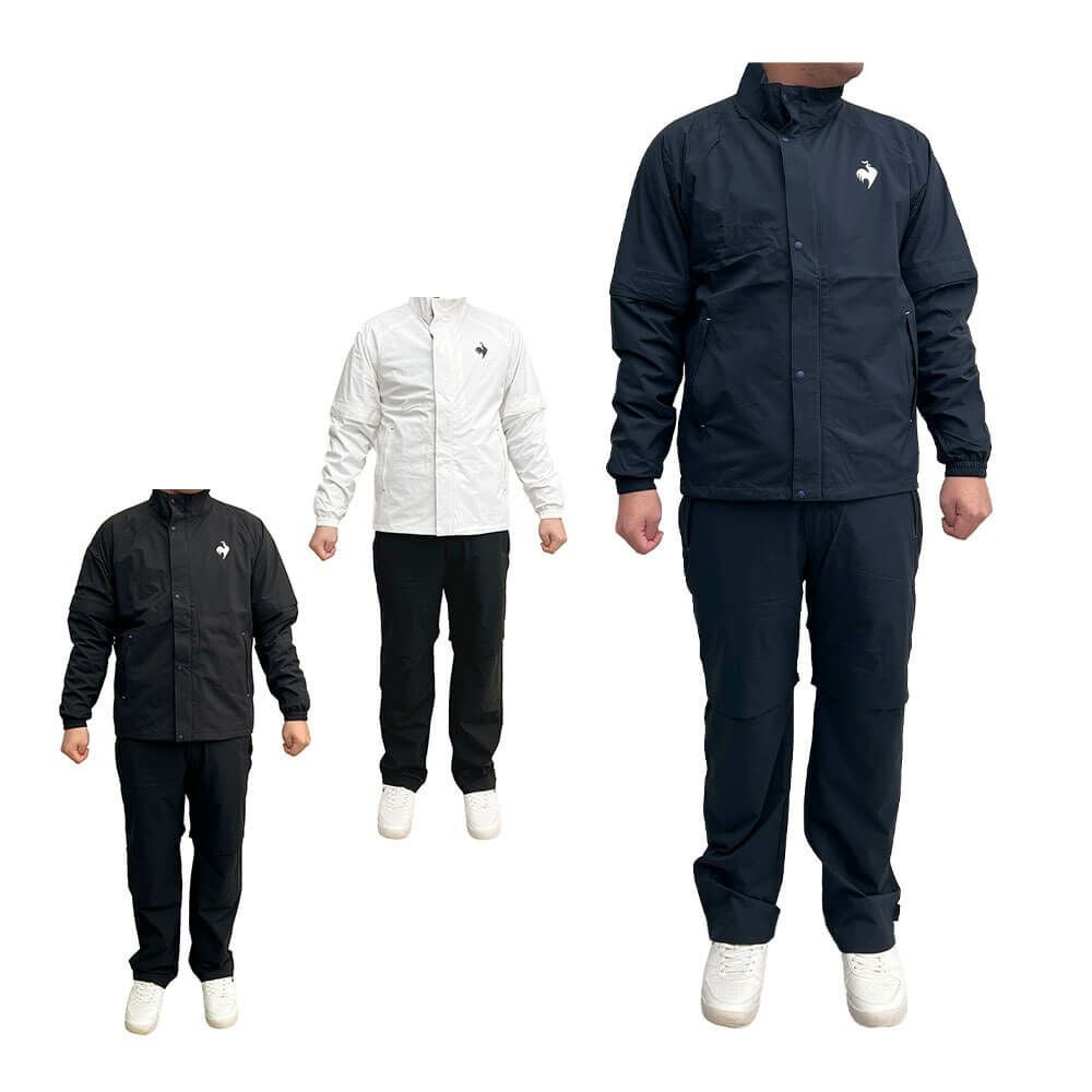 ルコック Le coq sportif 2WAY メンズ レインウェア 上下セット