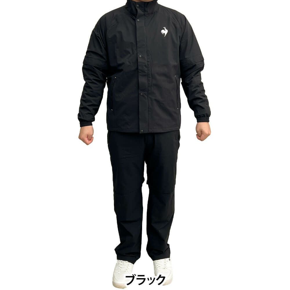 ルコック Le coq sportif 2WAY メンズ レインウェア 上下セット QGMXJH10W 2024年モデル