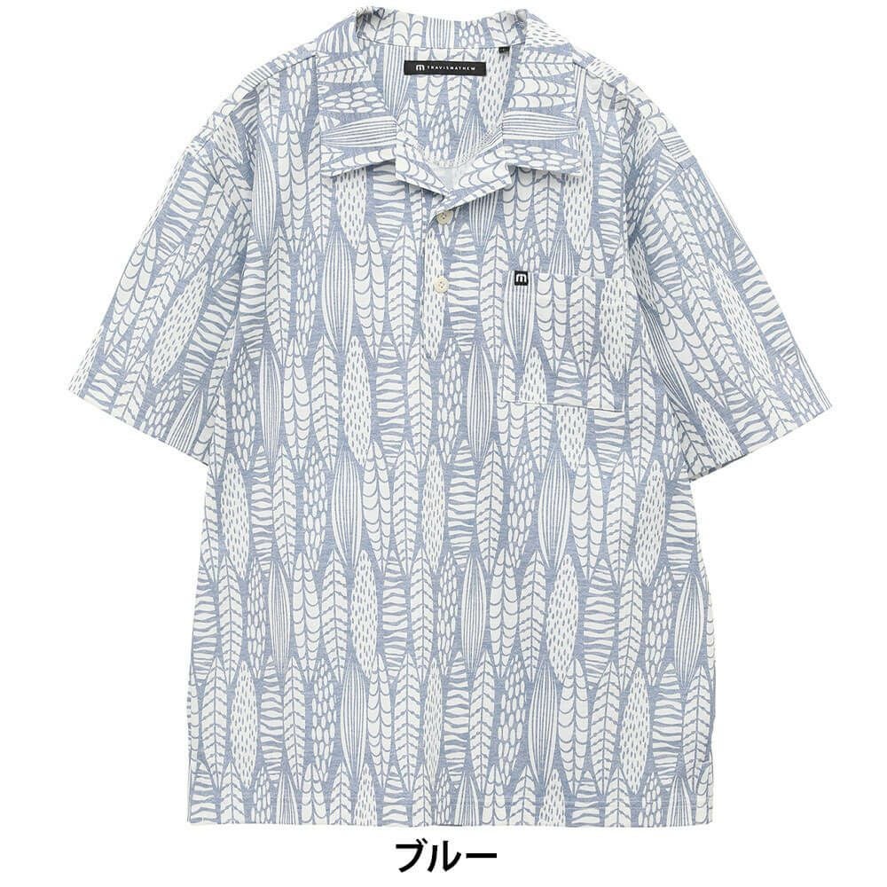 Travis Mathew トラヴィスマシュー サーフボード プリント 半袖ポロ トラヴィスマシュー Travis Mathew メンズ サーフボードプリント 半袖