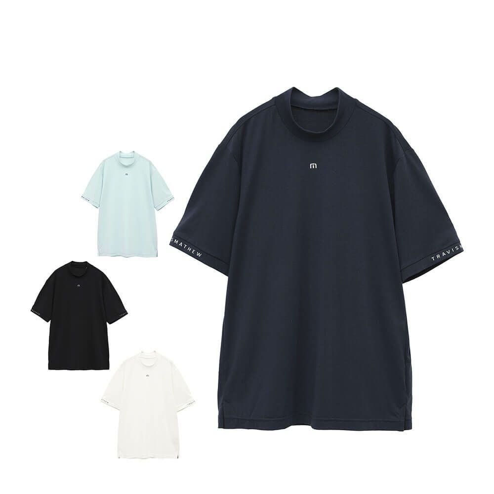 トラヴィスマシュー Travis Mathew メンズ ロゴプリント 半袖 モック