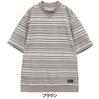 トラヴィスマシュー Travis Mathew　メンズ パイルボーダー 半袖 モックネックシャツ 7AL015　2025年モデル 詳細2