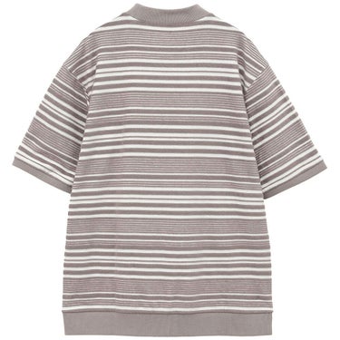 トラヴィスマシュー Travis Mathew　メンズ パイルボーダー 半袖 モックネックシャツ 7AL015　2025年モデル 詳細3