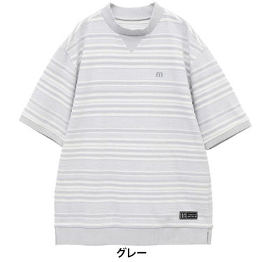 トラヴィスマシュー Travis Mathew　メンズ パイルボーダー 半袖 モックネックシャツ 7AL015　2025年モデル 詳細9