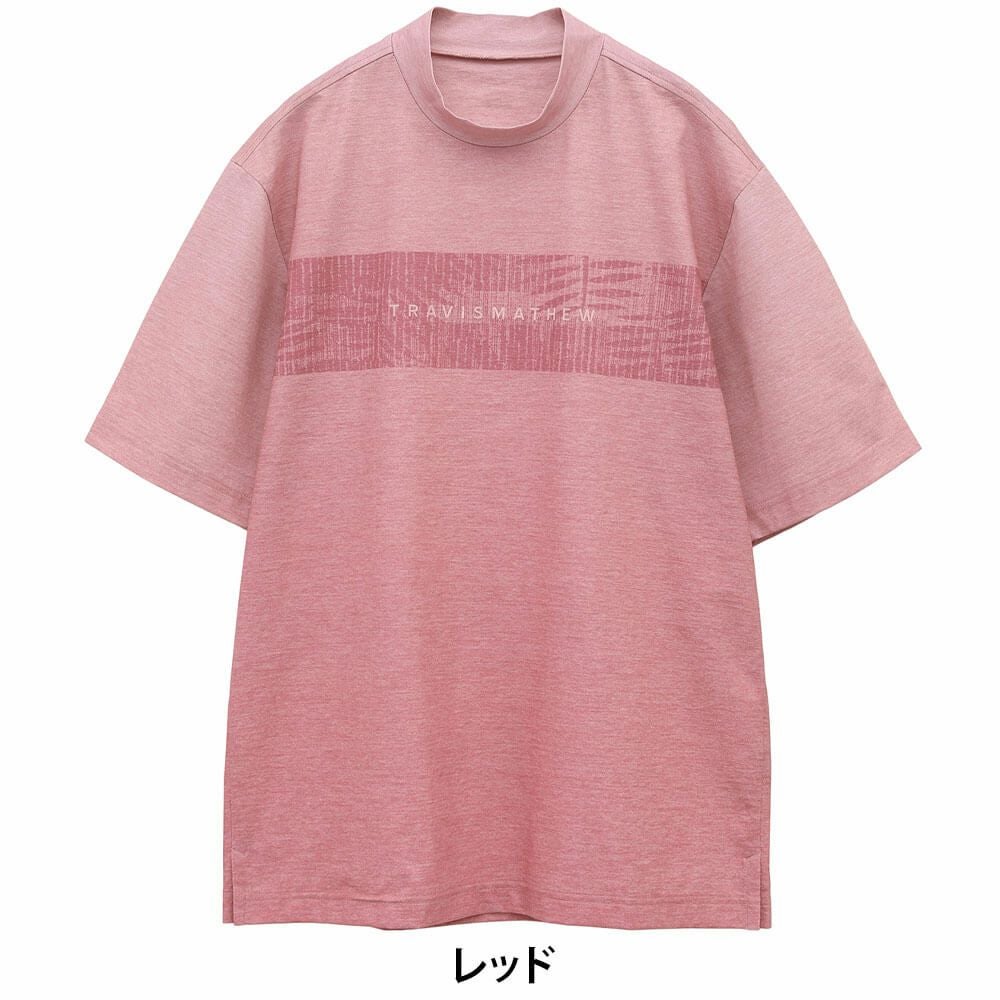 トラヴィスマシュー Travis Mathew　メンズ チェストプリント 半袖 モックネックシャツ 7AL016　2025年モデル 詳細7