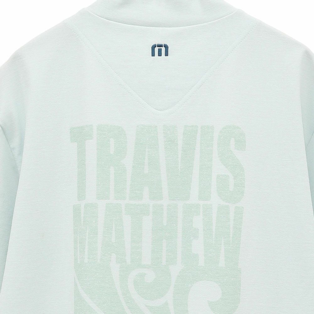 トラヴィスマシュー Travis Mathew　メンズ チェーンステッチ レトロプリント 半袖 モックネックシャツ 7AL024　2025年モデル 詳細10
