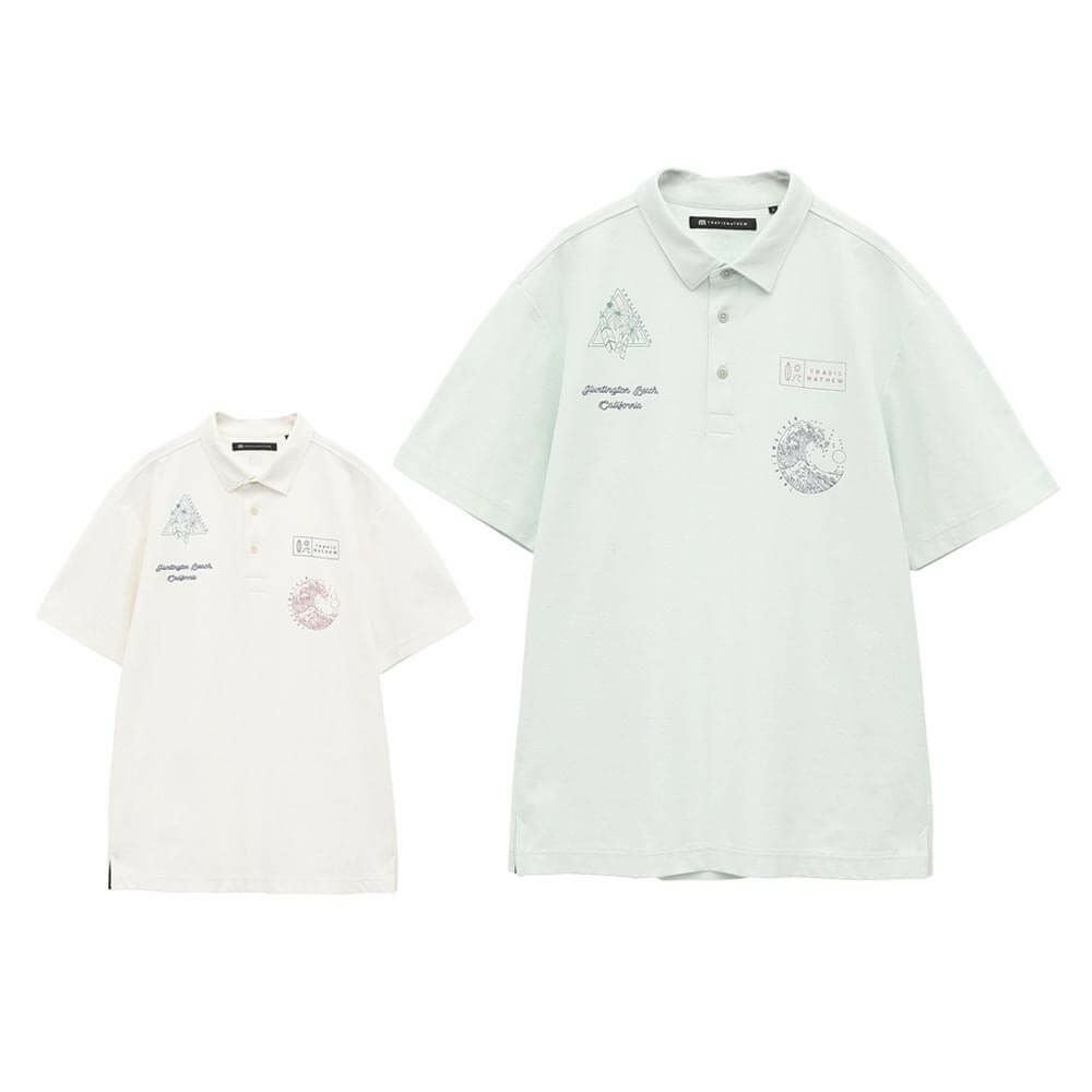 トラヴィスマシュー Travis Mathew メンズ スキャッタープリント 半袖