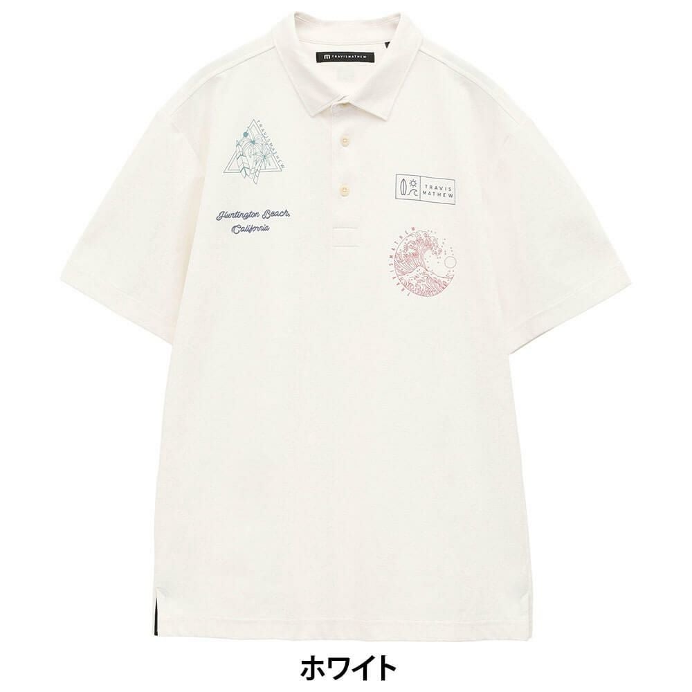トラヴィスマシュー Travis Mathew　メンズ スキャッタープリント 半袖 ポロシャツ 7AL029　2025年モデル 詳細2