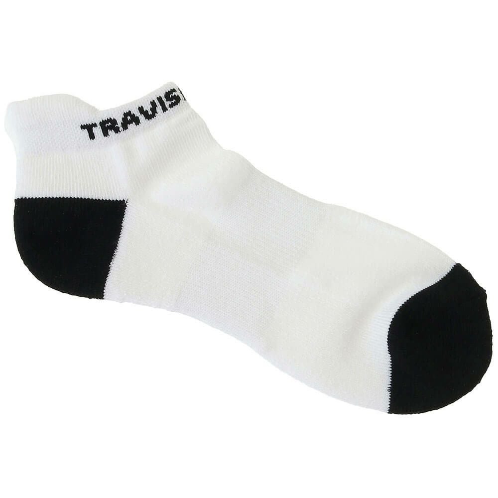 トラヴィスマシュー Travis Mathew　メンズ バイカラー アンクル ソックス 7AL091 0BLK ブラック　2025年モデル ブラック